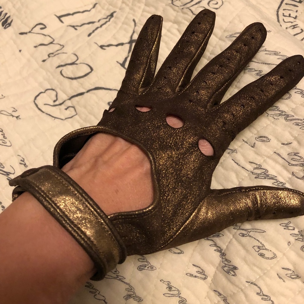 Leather glows